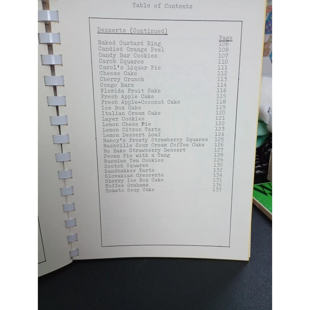 Vintage 1974‎ Taste 'N Tell Cookbook Winston- Salem, NC Spiral Recipe Book